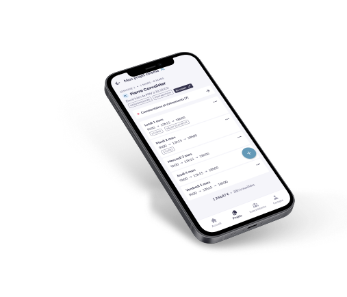 Suivi d'un projet dans itsi-production, sur iPhone